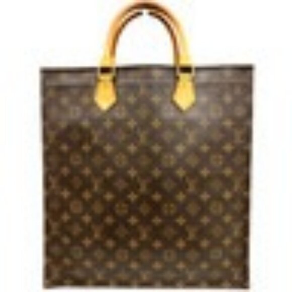 LOUIS VUITTON Monogram Sac Plat Hand Bag M51140 LV Auth BA4436 - Picture 1 of 16